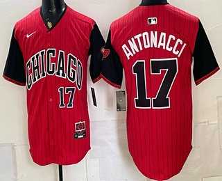 Men's Chicago White Sox #17 Sam Antonacci Red Black 2025 City Connect Limited Stitched Jersey Dzhi,We sell and wholesale Men's Chicago White Sox #17 Sam Antonacci Red Black 2025 City Connect Limited Stitched Jersey Dzhi on line form chian!