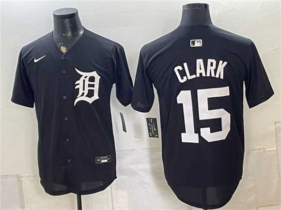 Men's Detroit Tigers #15 Max Clark Black 2026 Cool Base Stitched Jersey,We sell and wholesale Men's Detroit Tigers #15 Max Clark Black 2026 Cool Base Stitched Jersey on line form chian!