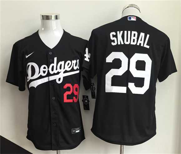 Men's Los Angeles Dodgers #29 Tarik Skubal Black 2026 Cool Base Stitched Jersey,We sell and wholesale Men's Los Angeles Dodgers #29 Tarik Skubal Black 2026 Cool Base Stitched Jersey on line form chian!