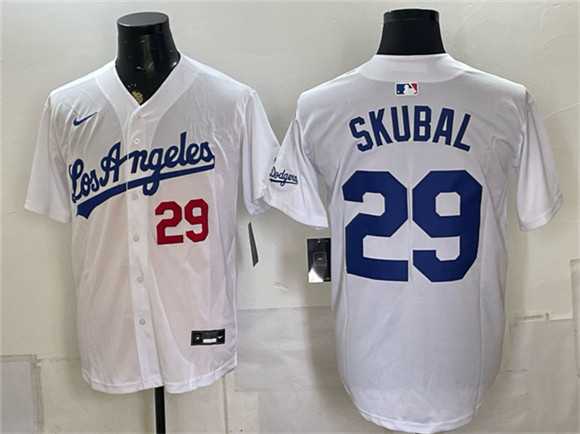 Men's Los Angeles Dodgers #29 Tarik Skubal White Alternate Stadium Stitched Jersey,We sell and wholesale Men's Los Angeles Dodgers #29 Tarik Skubal White Alternate Stadium Stitched Jersey on line form chian!