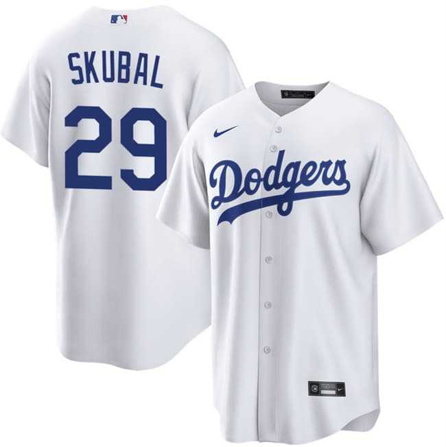 Men's Los Angeles Dodgers #29 Tarik Skubal White Cool Base Stitched Jersey,We sell and wholesale Men's Los Angeles Dodgers #29 Tarik Skubal White Cool Base Stitched Jersey on line form chian!