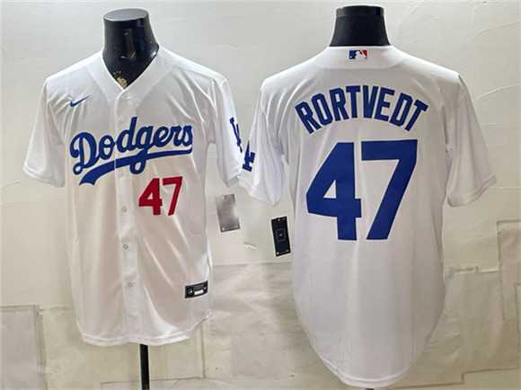 Men's Los Angeles Dodgers #47 Ben Rortvedt White Home Cool Base Stitched Jersey,We sell and wholesale Men's Los Angeles Dodgers #47 Ben Rortvedt White Home Cool Base Stitched Jersey on line form chian!