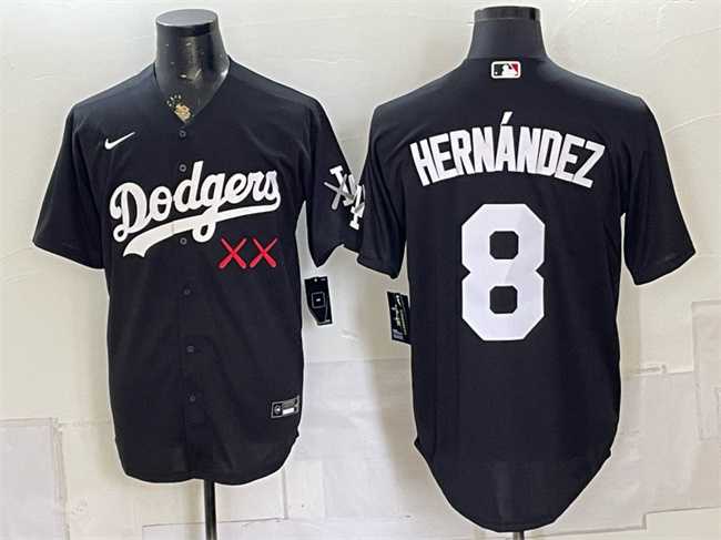 Men's Los Angeles Dodgers x KAWS #8 Enrique Hernandez Black Vapor Premier Limited Stitched Jersey,We sell and wholesale Men's Los Angeles Dodgers x KAWS #8 Enrique Hernandez Black Vapor Premier Limited Stitched Jersey on line form chian!