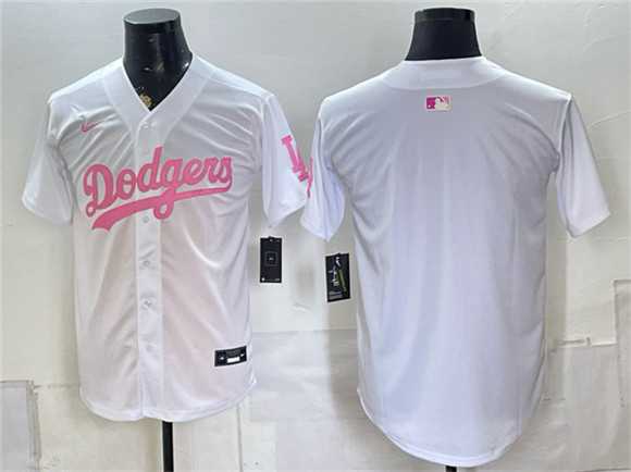 Men's Los Angeles Dodgers Blank White Pink Vapor Limited Stitched Jersey,We sell and wholesale Men's Los Angeles Dodgers Blank White Pink Vapor Limited Stitched Jersey on line form chian!