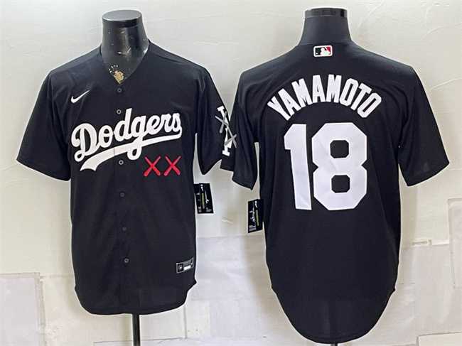 Men's Los Angeles Dodgers x KAWS #18 Yoshinobu Yamamoto Black Vapor Premier Limited Stitched Jersey,We sell and wholesale Men's Los Angeles Dodgers x KAWS #18 Yoshinobu Yamamoto Black Vapor Premier Limited Stitched Jersey on line form chian!