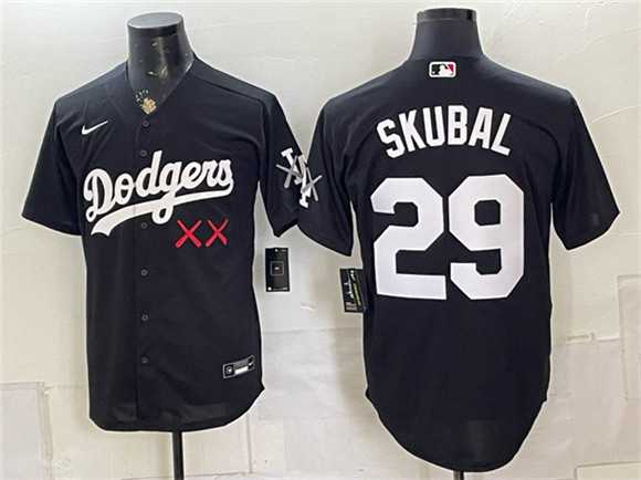 Men's Los Angeles Dodgers x KAWS #29 Tarik Skubal Black Vapor Premier Limited Stitched Jersey,We sell and wholesale Men's Los Angeles Dodgers x KAWS #29 Tarik Skubal Black Vapor Premier Limited Stitched Jersey on line form chian!