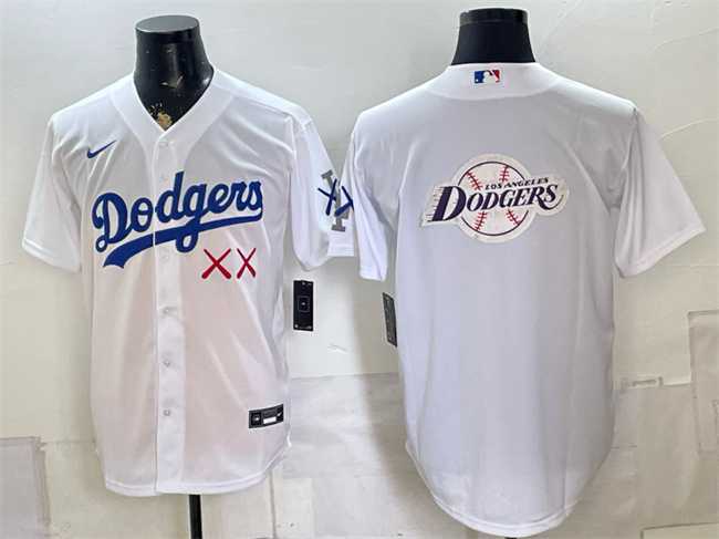 Men's Los Angeles Dodgers x KAWS Team Big Logo White Vapor Premier Limited Stitched Jersey Dzhi,We sell and wholesale Men's Los Angeles Dodgers x KAWS Team Big Logo White Vapor Premier Limited Stitched Jersey Dzhi on line form chian!