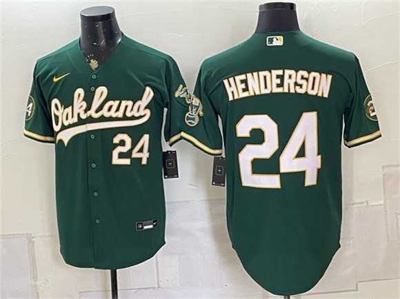 Men's Oakland Athletics #24 Rickey Henderson Green With Patch Stitched Jersey,We sell and wholesale Men's Oakland Athletics #24 Rickey Henderson Green With Patch Stitched Jersey on line form chian!