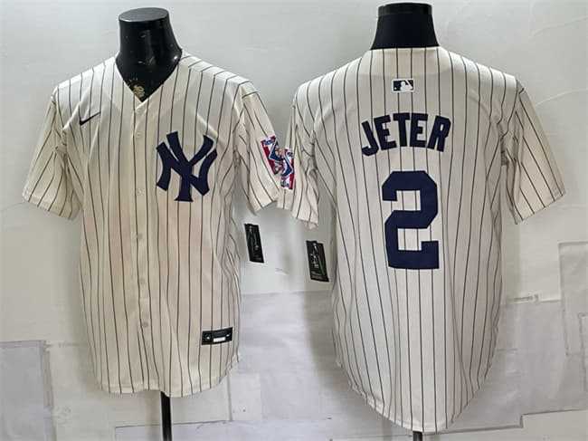 Men's New York Yankees #2 Derek Jeter Cream 2026 Field of Dreams Stadium Stitched Jersey1,We sell and wholesale Men's New York Yankees #2 Derek Jeter Cream 2026 Field of Dreams Stadium Stitched Jersey1 on line form chian!