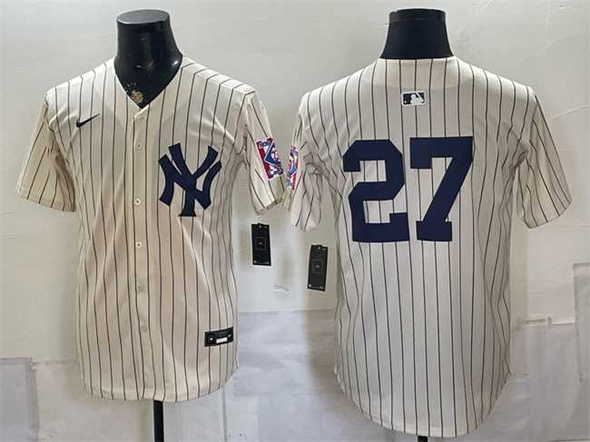 Men's New York Yankees #27 Giancarlo Stanton Cream 2026 Field of Dreams Stadium Stitched Jersey,We sell and wholesale Men's New York Yankees #27 Giancarlo Stanton Cream 2026 Field of Dreams Stadium Stitched Jersey on line form chian!