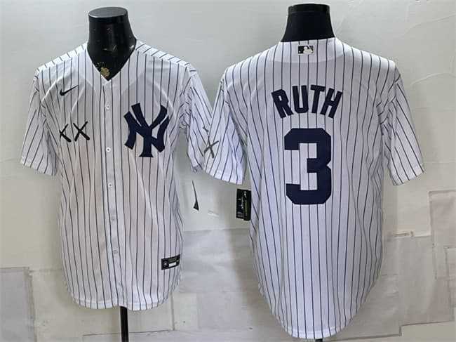 Men's New York Yankees x KAWS #3 Babe Ruth White Stadium Stitched Jersey,We sell and wholesale Men's New York Yankees x KAWS #3 Babe Ruth White Stadium Stitched Jersey on line form chian!