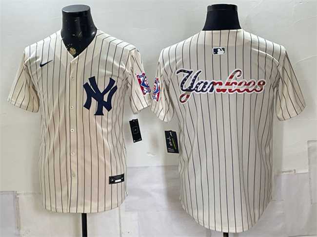 Mens New York Yankees Team Big Logo Cream 2026 Field of Dreams Stadium Stitched Jersey Dzhi,We sell and wholesale Mens New York Yankees Team Big Logo Cream 2026 Field of Dreams Stadium Stitched Jersey Dzhi on line form chian!