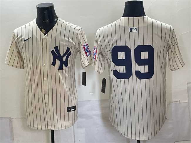 Men's New York Yankees #99 Aaron Judge Cream 2026 Field of Dreams Stadium Stitched Jersey,We sell and wholesale Men's New York Yankees #99 Aaron Judge Cream 2026 Field of Dreams Stadium Stitched Jersey on line form chian!