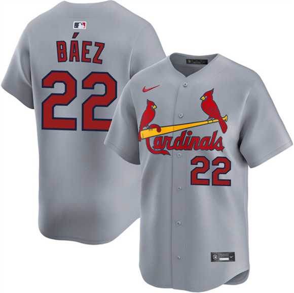 Men's St. Louis Cardinals #22 Joshua Baez Gray 2024 Away Limited Stitched Jersey Dzhi,We sell and wholesale Men's St. Louis Cardinals #22 Joshua Baez Gray 2024 Away Limited Stitched Jersey Dzhi on line form chian!