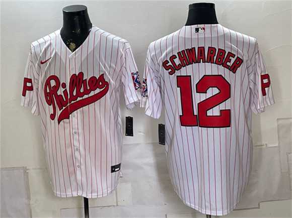 Men's Philadelphia Phillies #12 Kyle Schwarber White 2026 Field of Dreams Stadium Stitched Jersey,We sell and wholesale Men's Philadelphia Phillies #12 Kyle Schwarber White 2026 Field of Dreams Stadium Stitched Jersey on line form chian!