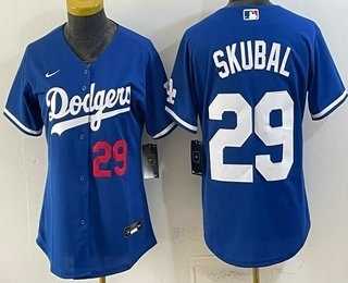 Women's Los Angeles Dodgers #29 Tarik Skubal Blue Cool Base Stitched Jersey,We sell and wholesale Women's Los Angeles Dodgers #29 Tarik Skubal Blue Cool Base Stitched Jersey on line form chian!