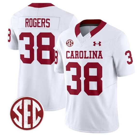 Men's South Carolina Fighting Gamecocks #38 George Rogers White F.U.S.E. Stitched Jersey Dzhi,We sell and wholesale Men's South Carolina Fighting Gamecocks #38 George Rogers White F.U.S.E. Stitched Jersey Dzhi on line form chian!