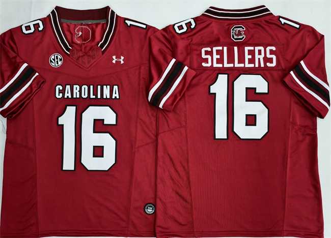 Men's South Carolina Fighting Gamecocks #16 LaNorris Sellers Red F.U.S.E. Stitched Jersey,We sell and wholesale Men's South Carolina Fighting Gamecocks #16 LaNorris Sellers Red F.U.S.E. Stitched Jersey on line form chian!