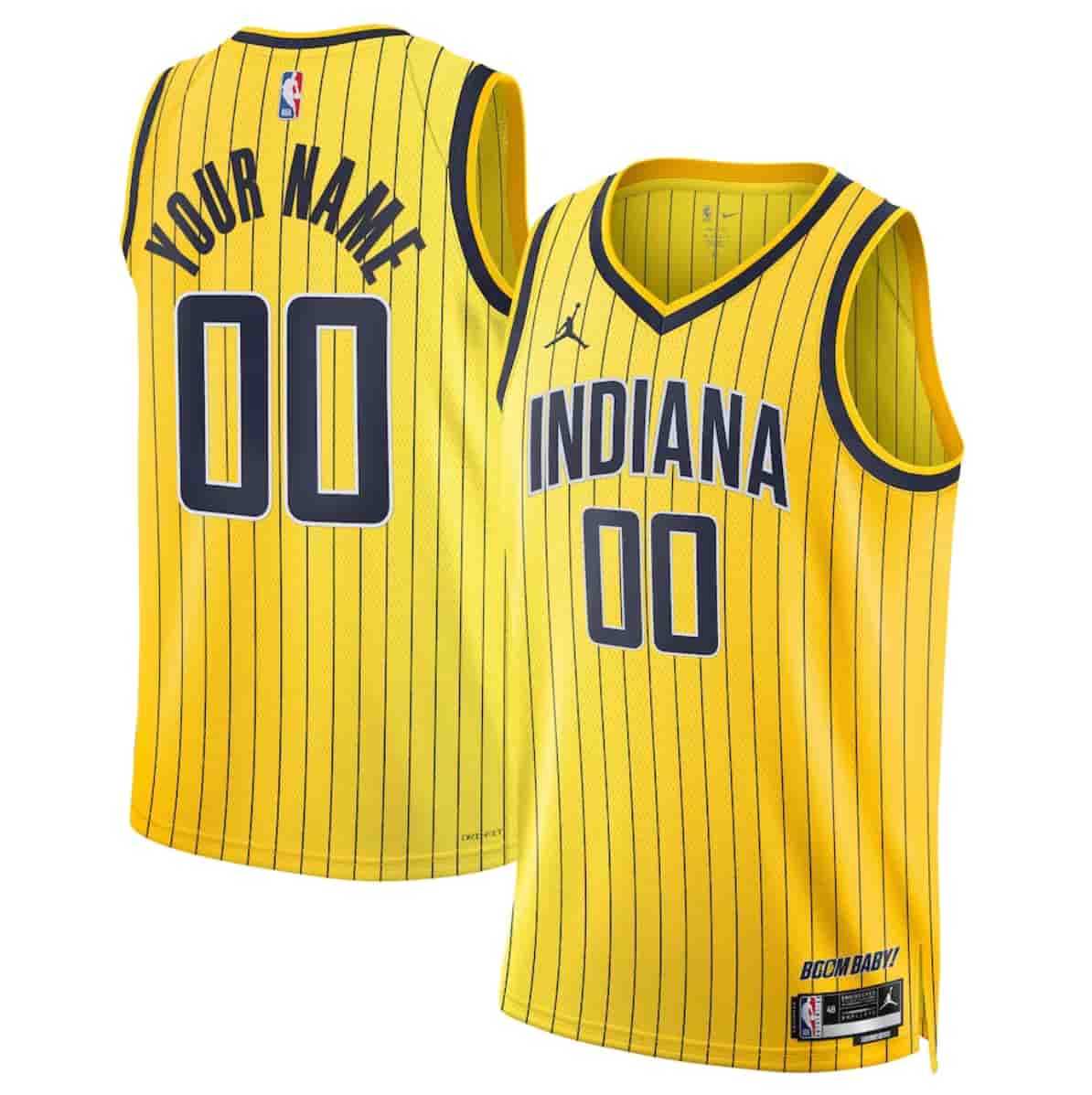 Men's Indiana Pacers Active Player Custom Yellow 2026-27 Statement Edition Swingman Stitched Basketball Jersey,We sell and wholesale Men's Indiana Pacers Active Player Custom Yellow 2026-27 Statement Edition Swingman Stitched Basketball Jersey on line form chian!