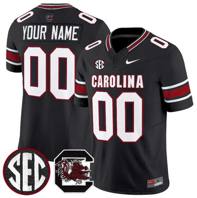 Men's South Carolina Fighting Gamecocks Custom Black 2026 F.U.S.E. Stitched Nike Jersey,We sell and wholesale Men's South Carolina Fighting Gamecocks Custom Black 2026 F.U.S.E. Stitched Nike Jersey on line form chian!