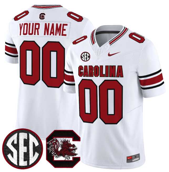 Men's South Carolina Fighting Gamecocks Custom White 2026 F.U.S.E. Stitched Nike Jersey,We sell and wholesale Men's South Carolina Fighting Gamecocks Custom White 2026 F.U.S.E. Stitched Nike Jersey on line form chian!