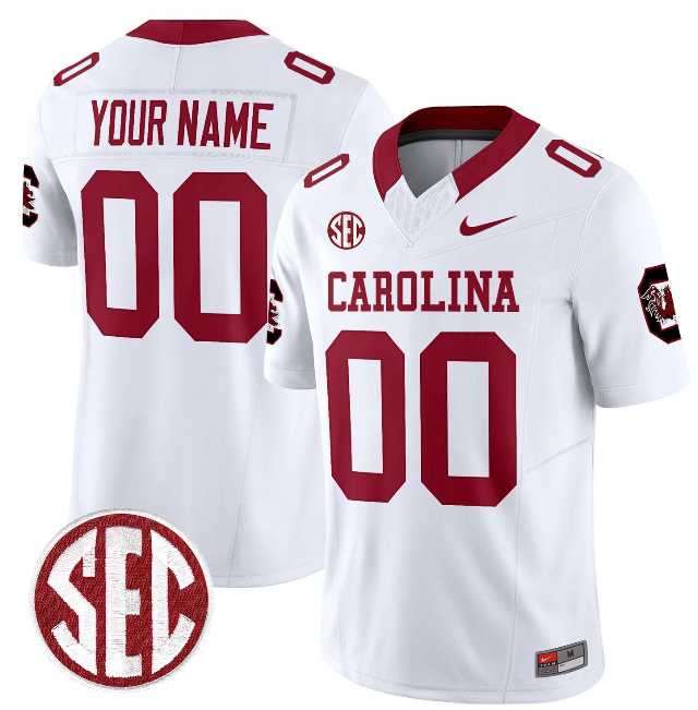Men's South Carolina Fighting Gamecocks Custom White F.U.S.E. Stitched Jersey,We sell and wholesale Men's South Carolina Fighting Gamecocks Custom White F.U.S.E. Stitched Jersey on line form chian!