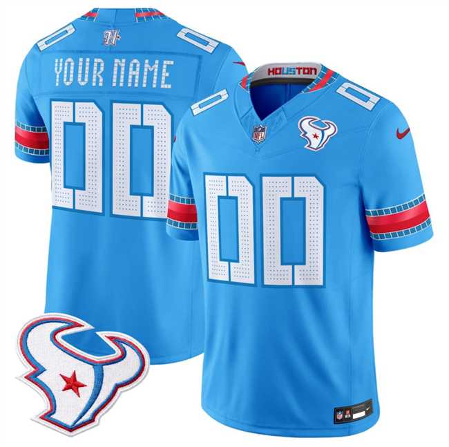Men's Houston Texans Active Player Custom Blue 2026 F.U.S.E. Rivalries Collection Limited Football Stitched Jersey,We sell and wholesale Men's Houston Texans Active Player Custom Blue 2026 F.U.S.E. Rivalries Collection Limited Football Stitched Jersey on line form chian!