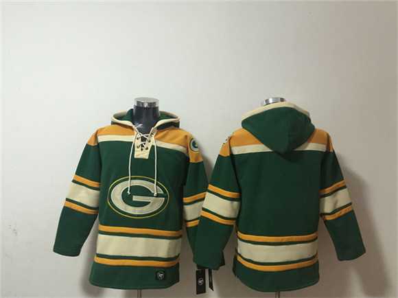 Men's Green Bay Packers Blank Green Lace-Up Pullover Hoodie,We sell and wholesale Men's Green Bay Packers Blank Green Lace-Up Pullover Hoodie on line form chian!