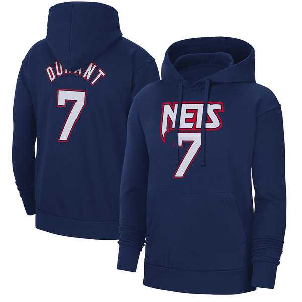 Men's Brooklyn Nets #7 Kevin Durant 2022 Navy Pullover Hoodie,We sell and wholesale Men's Brooklyn Nets #7 Kevin Durant 2022 Navy Pullover Hoodie on line form chian!