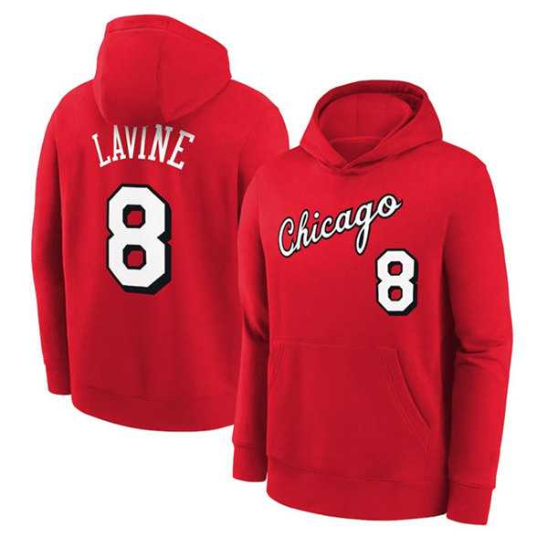 Men's Chicago Bulls #8 Zach lavine Red Pullover Hoodie,We sell and wholesale Men's Chicago Bulls #8 Zach lavine Red Pullover Hoodie on line form chian!