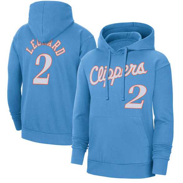 Men's Los Angeles Clippers #2 Kawhi Leonard Blue Pullover Hoodie,We sell and wholesale Men's Los Angeles Clippers #2 Kawhi Leonard Blue Pullover Hoodie on line form chian!