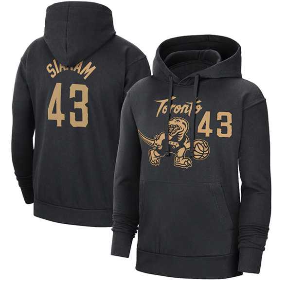 Men's Toronto Raptors #43 Pascal Siakam Black Pullover Hoodie,We sell and wholesale Men's Toronto Raptors #43 Pascal Siakam Black Pullover Hoodie on line form chian!