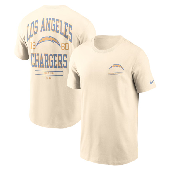 Men's Los Angeles Chargers Natural Freestyle Essential T-Shirt,We sell and wholesale Men's Los Angeles Chargers Natural Freestyle Essential T-Shirt on line form chian!