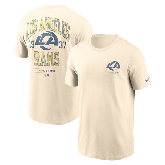 Men's Los Angeles Rams Natural Freestyle Essential T-Shirt,We sell and wholesale Men's Los Angeles Rams Natural Freestyle Essential T-Shirt on line form chian!