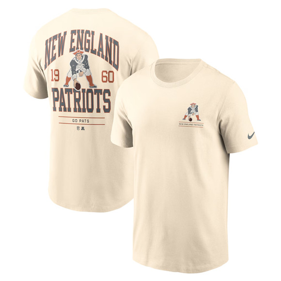 Men's New England Patriots Natural Freestyle Essential T-Shirt,We sell and wholesale Men's New England Patriots Natural Freestyle Essential T-Shirt on line form chian!