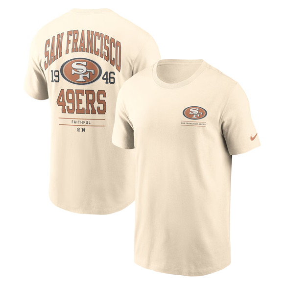 Men's San Francisco 49ers Natural Freestyle Essential T-Shirt,We sell and wholesale Men's San Francisco 49ers Natural Freestyle Essential T-Shirt on line form chian!
