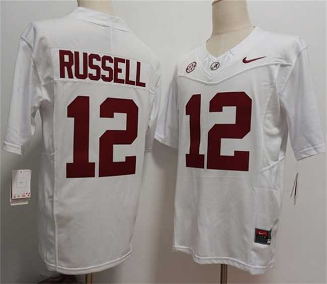 Men's Alabama Crimson Tide #12 Keelon Russell White 2026 F.U.S.E Stitched Football Jersey,We sell and wholesale Men's Alabama Crimson Tide #12 Keelon Russell White 2026 F.U.S.E Stitched Football Jersey on line form chian!