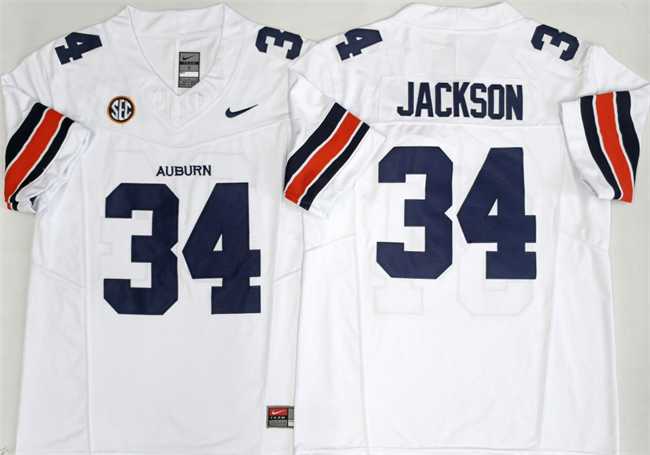 Men's Auburn Tigers #34 Bo Jackson White 2026 F.U.S.E. Limited Stitched Jersey,We sell and wholesale Men's Auburn Tigers #34 Bo Jackson White 2026 F.U.S.E. Limited Stitched Jersey on line form chian!