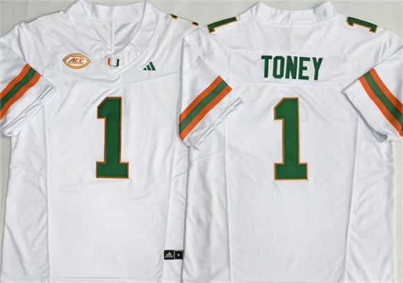 Men's Miami Hurricanes #1 Malachi Toney White F.U.S.E. Stitched Football Jersey,We sell and wholesale Men's Miami Hurricanes #1 Malachi Toney White F.U.S.E. Stitched Football Jersey on line form chian!