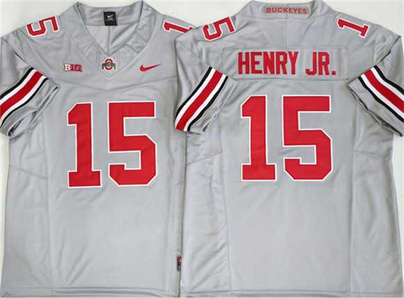 Men's Ohio State Buckeyes #15 Chris Henry Jr Gray 2025 F.U.S.E. Limited Stitched Jersey,We sell and wholesale Men's Ohio State Buckeyes #15 Chris Henry Jr Gray 2025 F.U.S.E. Limited Stitched Jersey on line form chian!
