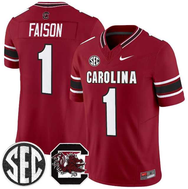 Men's South Carolina Fighting Gamecocks #1 Rahsul Falson Garnet 2026 F.U.S.E. Stitched Nike Jersey Dzhi,We sell and wholesale Men's South Carolina Fighting Gamecocks #1 Rahsul Falson Garnet 2026 F.U.S.E. Stitched Nike Jersey Dzhi on line form chian!