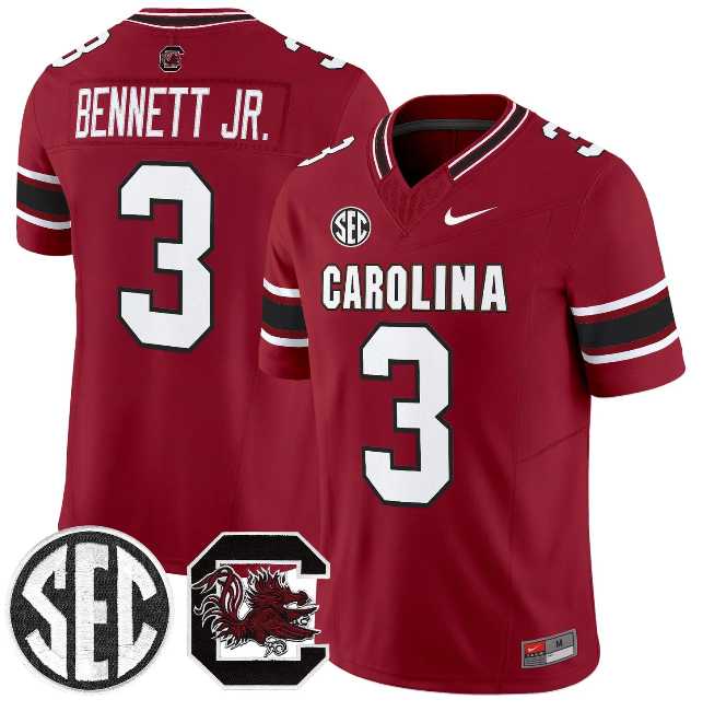 Men's South Carolina Fighting Gamecocks #3 Mazeo Bennett Jr. Garnet 2026 F.U.S.E. Stitched Nike Jersey Dzhi,We sell and wholesale Men's South Carolina Fighting Gamecocks #3 Mazeo Bennett Jr. Garnet 2026 F.U.S.E. Stitched Nike Jersey Dzhi on line form chian!