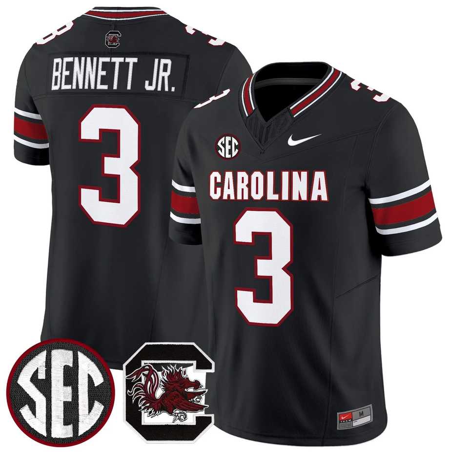 Men's South Carolina Fighting Gamecocks #3 Mazeo Bennett Jr.Black 2026 F.U.S.E. Stitched Nike Jersey Dzhi,We sell and wholesale Men's South Carolina Fighting Gamecocks #3 Mazeo Bennett Jr.Black 2026 F.U.S.E. Stitched Nike Jersey Dzhi on line form chian!