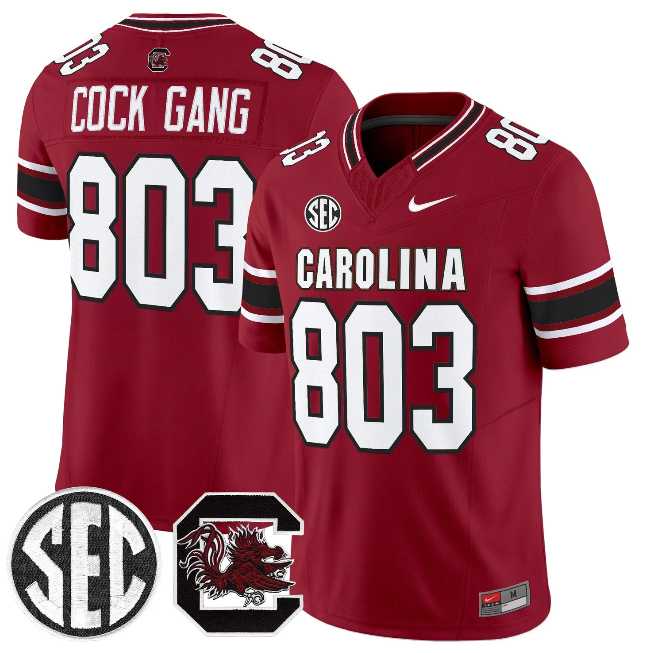 Men's South Carolina Fighting Gamecocks #803 Cock Gang Garnet 2026 F.U.S.E. Stitched Nike Jersey Dzhi,We sell and wholesale Men's South Carolina Fighting Gamecocks #803 Cock Gang Garnet 2026 F.U.S.E. Stitched Nike Jersey Dzhi on line form chian!