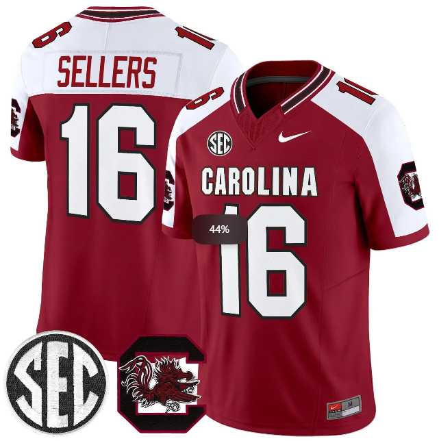 Men's South Carolina Fighting Gamecocks #16 LaNorris Sellers Garnet White 2026 F.U.S.E. Stitched Nike Jersey Dzhi,We sell and wholesale Men's South Carolina Fighting Gamecocks #16 LaNorris Sellers Garnet White 2026 F.U.S.E. Stitched Nike Jersey Dzhi on line form chian!
