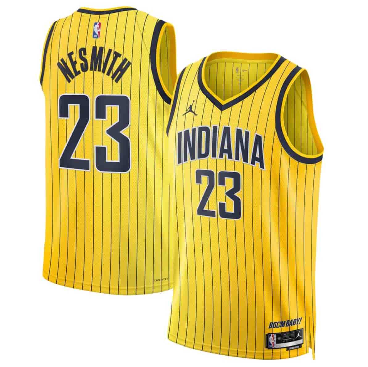 Men's Indiana Pacers #23 Aaron Nesmith Yellow 2026-27 Statement Edition Swingman Stitched Jersey Dzhi,We sell and wholesale Men's Indiana Pacers #23 Aaron Nesmith Yellow 2026-27 Statement Edition Swingman Stitched Jersey Dzhi on line form chian!