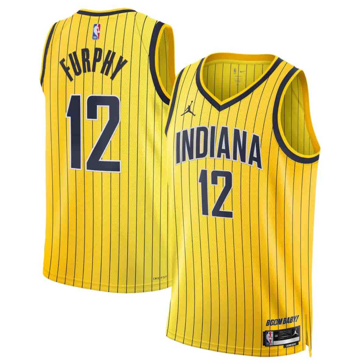 Men's Indiana Pacers #12 Johnny Furphy Yellow 2026-27 Statement Edition Swingman Stitched Jersey Dzhi,We sell and wholesale Men's Indiana Pacers #12 Johnny Furphy Yellow 2026-27 Statement Edition Swingman Stitched Jersey Dzhi on line form chian!