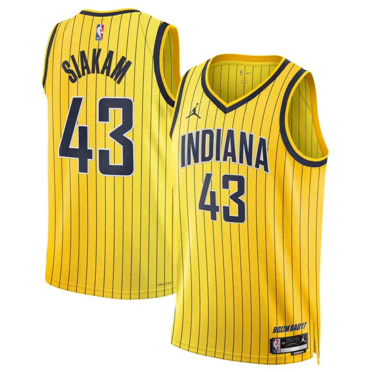 Men's Indiana Pacers #43 Pascal Siakam Yellow 2026-27 Statement Edition Swingman Stitched Jersey Dzhi,We sell and wholesale Men's Indiana Pacers #43 Pascal Siakam Yellow 2026-27 Statement Edition Swingman Stitched Jersey Dzhi on line form chian!