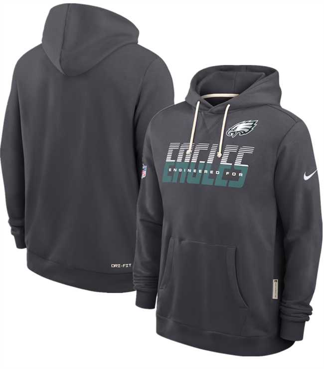 Men's Philadelphia Eagles Charcoal Sideline Standard Issue Top Prospect Dri-FIT Hoodie,We sell and wholesale Men's Philadelphia Eagles Charcoal Sideline Standard Issue Top Prospect Dri-FIT Hoodie on line form chian!
