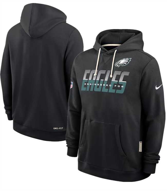 Men's Philadelphia Eagles Black Sideline Standard Issue Top Prospect Dri-FIT Hoodie,We sell and wholesale Men's Philadelphia Eagles Black Sideline Standard Issue Top Prospect Dri-FIT Hoodie on line form chian!